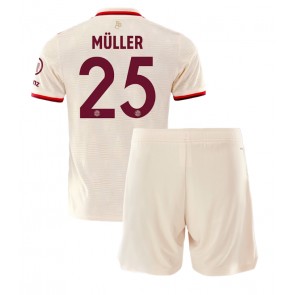 Bayern Munich Thomas Muller #25 Dětské Alternativní dres komplet 2024-25 Krátký Rukáv (+ trenýrky)